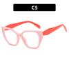 Marco de Gafas Cat's Eye Poligonal Plano 2023 Nuevo Anti-Luz Azul para Mujer Adelgazante Libro Rojo Celebridad de Internet con Miopía