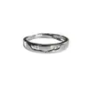Anillo Versátil de Personalidad Plateado Galvanizado de Plata S999 de Alta Calidad para Mujer, Joyería de Anillo de Corona con Diamante de Seis Garras de Lujo Ligero