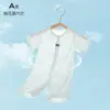 Macacões Feitos Sob Medida com Impressão de Logo, Roupas Finas de Manga Curta para o Verão para Recém-Nascidos, Personalização de Etiqueta Personalizada