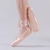 Sapatilhas de Dança Capa de Silicone Ballet Crianças Iniciantes Praticando Adulto Tira de Cetim Treinamento Interno Sapatilhas de Ponta
