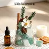 Difusor de piedra con aroma fresco, aceite esencial de cristal, set de regalo de aromaterapia sin llama, regalo de cumpleaños para niñas, mejor amiga, ambiente de dormitorio, pequeña luz nocturna