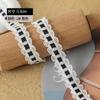 Cinturón elástico de malla de doble cara de 1,7 cm con bola de color, disponible directamente de fábrica, para decoración de muñecas de juguete DIY.