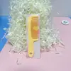 Pente Pequeno Mini Cor Doce Portátil Plástico Fofo Pente de Cabelo Doméstico Pente para Cabelo Liso Feminino Pente para Cabelo Longo Liso
