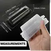 Caixas blister em estoque, caixas plásticas, inserts de PVC para batom e protetor labial, caixas blister com verso adesivo, tampas transparentes semirredondas, PET no atacado
