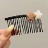 Pinza y peine de moda para mujer, una herramienta mágica para arreglar el cabello suelto, antideslizante, previene la caída del cabello, peine para flequillo, pasador, accesorio para el cabello