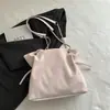 Bolso de Cubo Nuevo de Verano 2026 de Marca Nicho con Cordón para Mujer, Bolso Cruzado de Hombro Elegante y Sencillo para el Trabajo