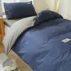 Colcha, Ropa de Cama, Juego de Seis Piezas de Ropa de Cama de Algodón Puro, Juego de Tres Piezas para Colchón de Dormitorio de Estudiante Individual, Estilo Simple para Cuatro Estaciones