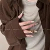 Collar con Colgante Doble de Gota de Agua Dorada Estilo Nuevo 2026 para Mujer, Cadena Larga para Suéter de Otoño e Invierno, Accesorio Versátil y de Alta Gama