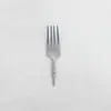 Acero Inoxidable 304 Vintage Cabeza de Ferretería de Cintura Pequeña Vajilla Copo de Nieve Arena Cuchillo, Tenedor y Cuchara con Mango Deteriorado