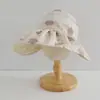 Sombrero de Protección Solar para Niños, Sombrero de Sol de Ala Ancha de Verano para Niñas, Visera de Dibujos Animados para Bebé, Transpirable, Anti-UV, Lindo
