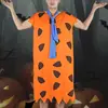 Primitivo o Flinstones Fred Cos Fantasia Fantasia de Cosplay Festa Fantasia Selvagem Fantasia de Palco
