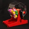 Máquina de loteria manual, máquina de sorteio de bolinhas pequenas de 2,7 cm, adereço, máquina de loteria de bolinhas de pingue-pongue