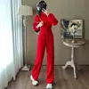 2026 Otoño/Invierno Nuevo Estilo Reductor de Edad Elegante Moda Casual con Terciopelo Completo Año del Zodiaco Sudadera Conjunto Completo Pantalones Mujer