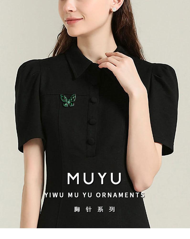 复古宫廷风立体蝴蝶胸针时尚高级感昆虫胸花小众新品