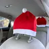 Fundas navideñas para asiento de coche, gorro de Navidad transfronterizo más vendido, fundas para reposacabezas, artículos decorativos, accesorios para decoración de escenas