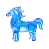 Nuevo Producto Amazon Zodiac Caballo de Colores de Pie Adorno de Cristal Decoración de Escritorio de Oficina Regalo de Cumpleaños para Niños