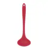 Colher de Sopa Pequena de Silicone Antiaderente Colher de Cozinha Integrada de Silicone Colher de Sopa Doméstica Resistente a Altas Temperaturas Colher para Suplementos Alimentares