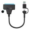 Cabo Adaptador Tipo-C/Usb2.0 para Sata Easy Drive Cabo Adaptador para HD Móvel Sata22P 2,5 polegadas 3,5 polegadas