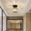 Lâmpada de teto nórdica corredor lâmpada simples lâmpada de varanda moderna cristal luz doméstica iluminação de lâmpada de luxo