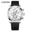 Reloj de cuarzo para hombre marca Longbo, disponible para dropshipping, diseño simple y casual, adecuado para parejas, resistente al agua, reloj para hombre