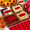 2027 Año del Cordero Mini Artículos de Año Nuevo Pegatinas de Carácter Fu Autoadhesivas Decoraciones del Festival de Primavera Pegatinas de Año Nuevo Pequeñas Pegatinas Fu Recorte de Papel