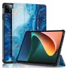 Capa de couro para Xiaomi Tablet 6 Xiaomi pad 6 Pro capa de tablet com três dobras