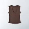 Atacado de Roupas Femininas Transfronteiriças Verão Novo Decote V Slim Fit Camisola Curta Pulôver Hot Girl Manga Longa Slim Fit
