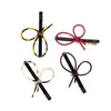 Pinza para el cabello Wjia Estilo Minimalista Francés Lazo Cruzado, Pinza para Flequillo de Material Acetato, Pasador de Lado de Gama Alta
