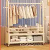 Cabide de Chão para Quarto, Cabide de Roupas Móvel Simples e Luxuoso para Uso Doméstico, Adequado para Sala de Estar e Varanda para Secar Roupas