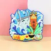 Ímãs de geladeira macios de PVC personalizados para museus, atrações turísticas culturais e criativas, ímãs de geladeira de cidades e lembrancinhas de viagem personalizadas