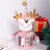 Pote de Doces de Natal Transfronteiriço Véspera de Natal Caixa Maçã Rosa Presente Camada Dupla Boneco de Neve Rena Velhinho Estilo Caixa de Embalagem
