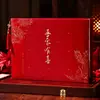 Livro de Registro de Presentes de Casamento, Livro de Registro e Assinatura de Convidados, Livro de Contabilidade de Presentes de Casamento, Coleção de Suprimentos de Casamento com Envelope Vermelho