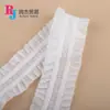 Cor 2-2,5cm Renda Elástica Flor Dupla Auricularia Anel de Perna Acessórios de Cabelo Decorações de Boneca Acessórios para Vestuário Faixa Elástica