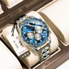 Marca Suiza Resistente al Agua Luminoso Reloj para Hombre Nuevo Modelo Multifuncional de Cuarzo Transmisión en Vivo Dropshipping