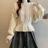 Suéter de Tricô Grosso com Gola Redonda, Cintura Marcada, Emagrecedor, Novo Design Outono/Inverno 2026 para Mulheres Plus Size, Versátil, Cobre a Carne