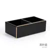 Caja de Almacenamiento de Artículos de Tocador de Hotel de Acrílico Bandeja para Cepillos de Dientes Desechables de Baño Caja de Pañuelos