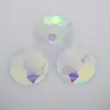 Rhinestones Transparentes de Fondo Puntiagudo Color Ab, Rhinestones Redondos Acrílicos Iridiscentes de 49.5 mm, Accesorios de Decoración para Escenas de Muebles DIY