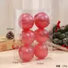 Novas Bolas Decorativas para Árvore de Natal de 8cm, Adereços Criativos para Decoração de Cena de Natal, Bolas de Natal de Alce Atacado