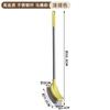 Kangmi cepillo de baño mango largo cepillo de baño baño cuadrado curvo plástico cepillo de limpieza de inodoro fabricantes mayoreo