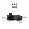 Hebilla de puerta antirrobo, accesorios de hardware para puertas y ventanas, pestillo de seguridad con hebilla de perno, pestillo de puerta antirrobo, tarjeta de bloqueo de acero inoxidable engrosado 304