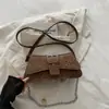 Bolsa de mão pequena fosca de alta qualidade para mulheres, nova bolsa de ombro versátil e da moda para o dia a dia 2026, bolsa transversal de luxo leve e estilosa