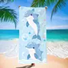 Toalha de Praia TEMU Transfronteiriça Explosões Microfibra Desenho Animado Dinossauro Cor de Cabelo 3D Impressão Digital Classe A Toalha de Banho