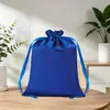 Bolsas de satén con cordón, bolsas de seda para empaque de joyería, personalizables en múltiples tamaños y colores, bolsas de almacenamiento con cordón para cosméticos transfronterizas