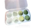 Set de huevos de maquillaje de belleza en caja 4 8 Rosa Naranja matcha morado súper suave no comer maquillaje en polvo Huevo Fábrica de origen