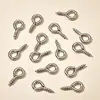 Anel de Aço Inoxidável 304 em Forma de 9 Olhal para Acessórios de Joias DIY Pulseira Rosqueada Colar Pingente Pequeno Anel de Olhal