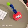 Bonito pelúcia colorido monstrinho hairpin fêmea 2023 novo hairpin peludo duckbill clip borda cocar engraçado