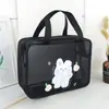 Saco de Lavagem de Malha Grande Capacidade Bolsa de Armazenamento para Banho Feminino Bolso Portátil para Banho Masculino Cesta de Banho Portátil Dobrável