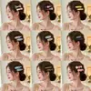 Pinzas florales para el pelo estilo coreano para niñas, pinzas dulces y coloridas para flequillo, pinzas de pico de pato de alta gama y exquisitas