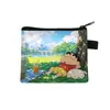 Nuevo Monedero de Crayon Shin-chan Bolsa de Monedas con Cremallera de Dibujos Animados Linda Bolsa Pequeña de Almacenamiento para Estudiantes Venta al por Mayor
