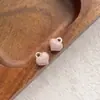 Dopamina Cor Sólida Simétrico Redondo Coração Liga Simples Esmalte Gota de Óleo Pingente DIY Acessórios de Joias Feitos à Mão